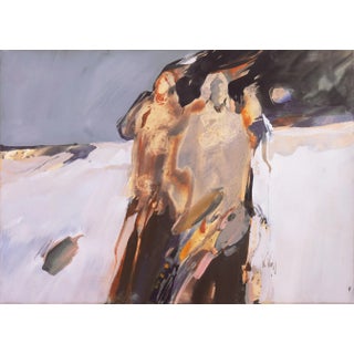 'Horizon Rise' by Veloy Joseph Vigil; Pueblo Native American Figurative Abstraction For Sale