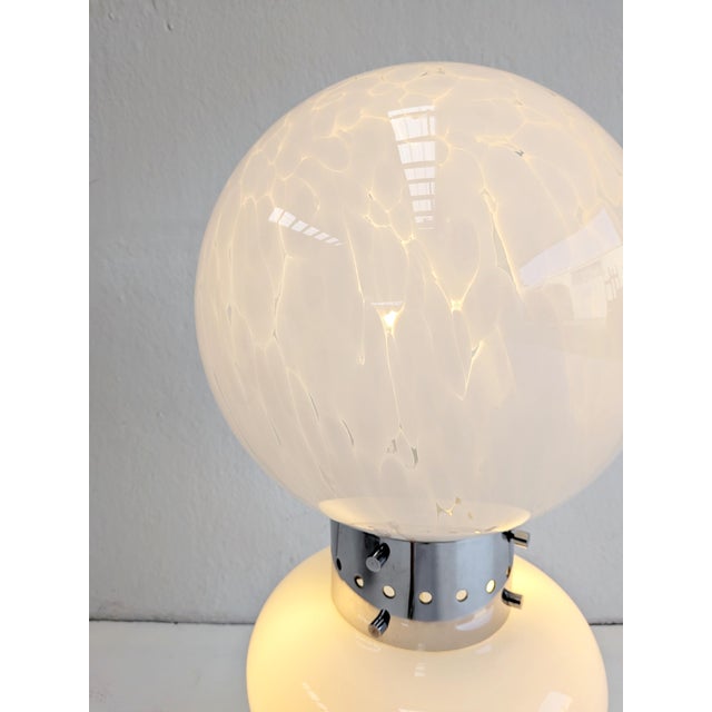 1970s Italian Space Age Floor Lamp in Murano Glass, 1970s For Sale - Image 5 of 6