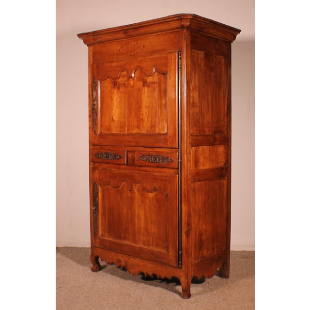 Wardrobe in Cherry Wood For Sale - Image 9 of 11