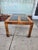 1970's BurlWood Dining Table With Glass Top For Sale - Image 4 of 6