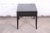 Mid-Century Modern John Widdicomb Mid-Century Modern Black Lacquered Nightstand or Side Table, Newly Refinished For Sale - Image 3 of 13