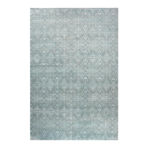 1990s Handwoven Transitional Area Rug 14x20