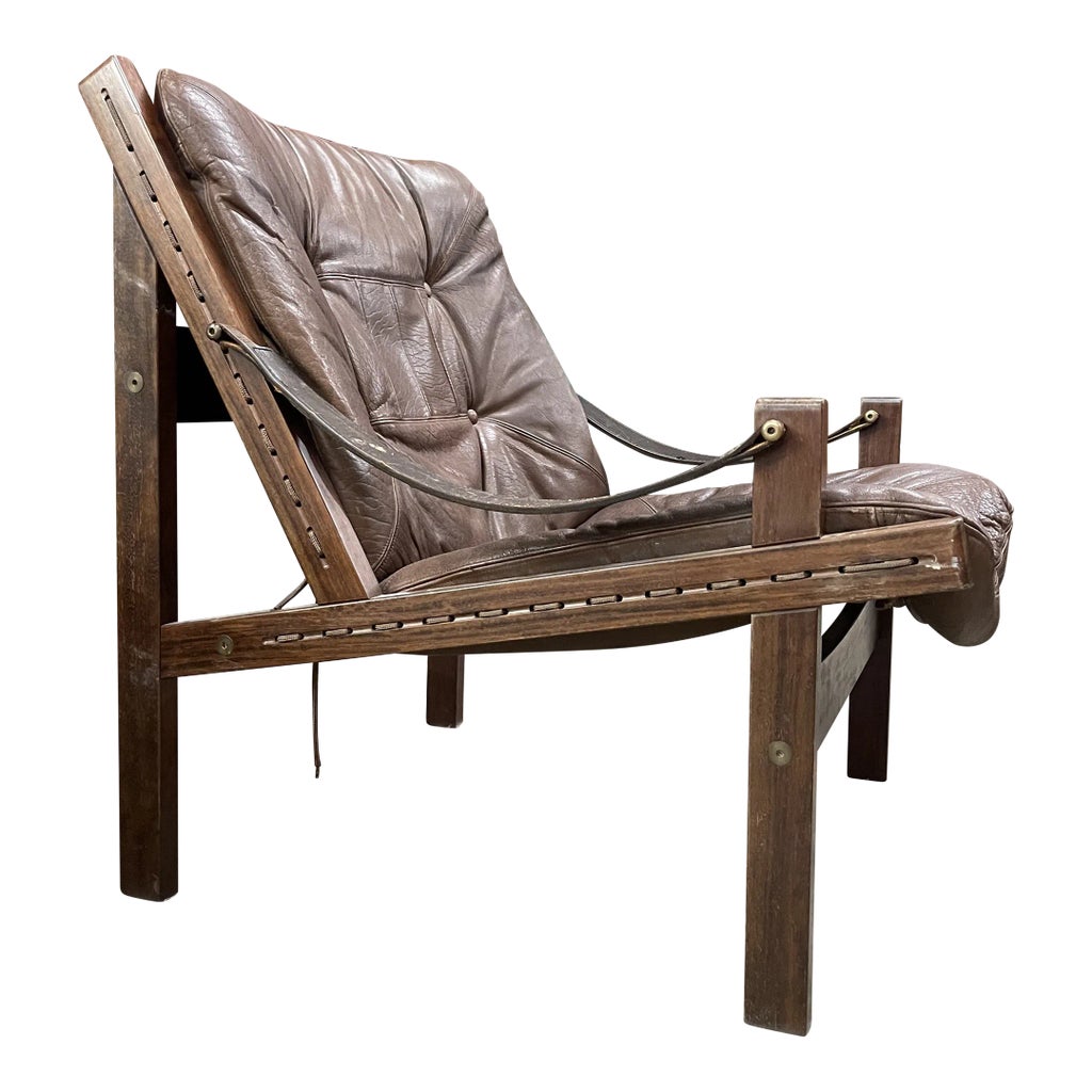 Hunter Lounge Chair by Torbjørn Afdal for Bruksbo | Chairish