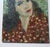 Mid 20th Century Impressionist Portrait of Woman in Red Dress Painting For Sale - Image 4 of 7