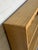 1960s Vintage Oak Bookcase With 3 Open Shelves Scalloped Top Trim and Tapered Legs Denmark 1960s For Sale - Image 5 of 9
