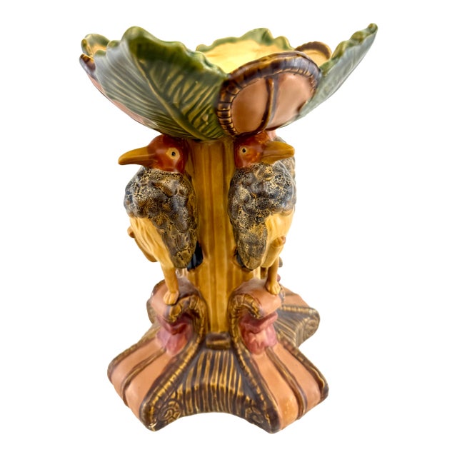 1960s Asian Accents Figural Bird Compote Centerpiece by Seymour Mann For Sale