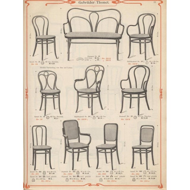 Nr.19 Angel Back Armchair in Bentwood attributed to Thonet, 1890s For Sale - Image 13 of 14