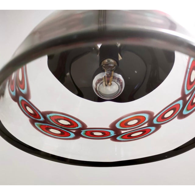 Mid-Century Modern Vintage Murano Glass Pendant attributed to Angelo Barovier for Barovier & Toso, 1960s For Sale - Image 3 of 13