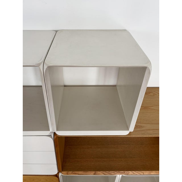 Two-Tone Samara Modular Bookcase by Derk Jan De Vries for Maisa, Italy, 1970s, Set of 8 For Sale - Image 18 of 18