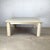 Ivory 1980s Lane Postmodern Faux Parchment Coffee Table With Sculptural Cylinder Legs For Sale - Image 8 of 18
