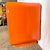 1980s 1980s Postmodern Tangerine Orange Lacquer Laminate Waterfall Dresser For Sale - Image 5 of 8