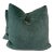 Herman Miller "Allusion" in Black/Green Alpaca Velvet 22" Pillows-a Pair For Sale