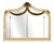 Large Louis XVI Mirror in Lacquered and Gilded Wood, 1900 For Sale