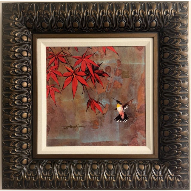 A breathtaking diptych from acclaimed metal‑leaf artist Patrick Guyton, this paired set — “Twilight Maple Red” and...