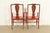 Baker Furniture Style Federal Inlaid Mahogany Armchairs, Pair For Sale - Image 12 of 14
