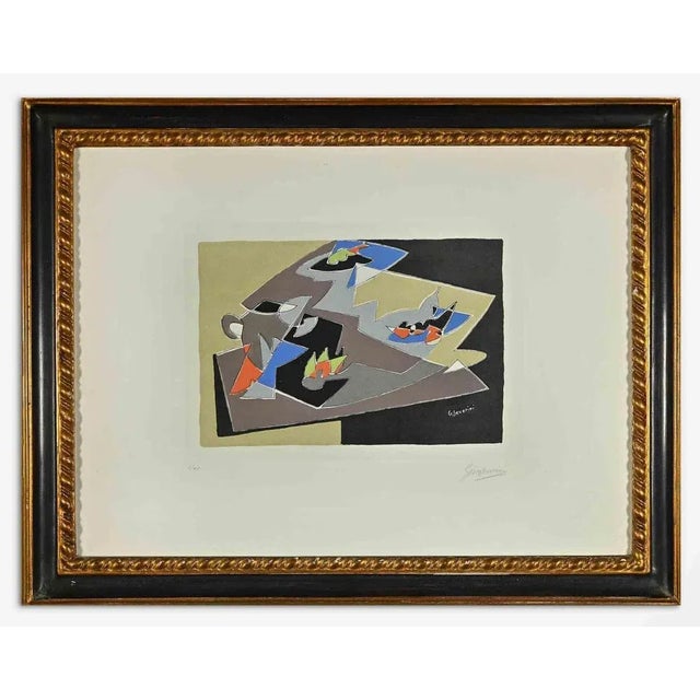 1960s Gino Severini, Still Life, Original Lithograph, 1964/1965 For Sale - Image 5 of 6