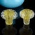 Murano Murano Signed 1985 Sky Blue Gold Leaf Stoppers Italian Art Glass Vintage Vanity Dresser Bottles For Sale - Image 4 of 5