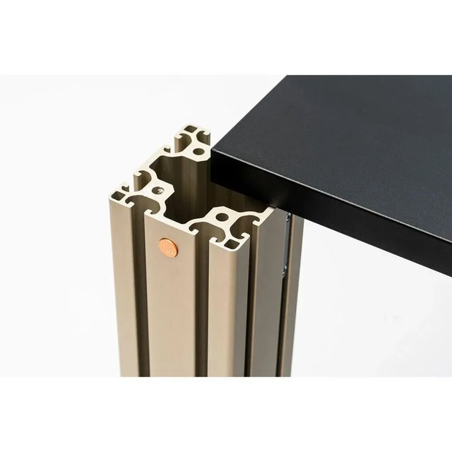 Metal Work Extruded Table by Ben Gorham For Sale - Image 7 of 11