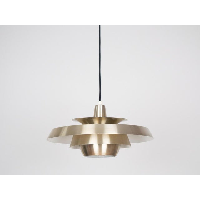 Vintage Aluminum Pendant Lamp by David Mogensen for Superlight, 1980s For Sale - Image 4 of 11