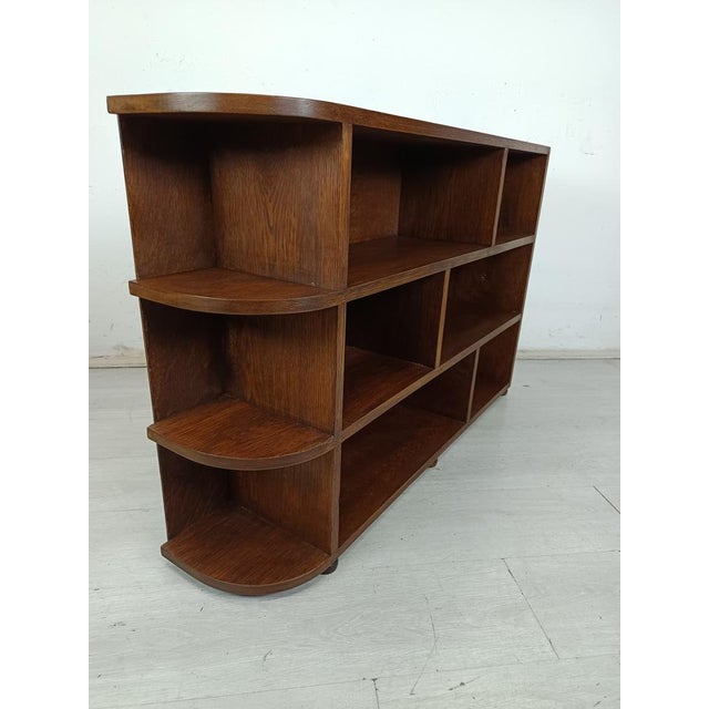 Art Deco Oak Shelf, 1920s For Sale - Image 4 of 18
