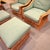 1980s Pair of Round Back Rattan Lounge Chairs With Matching Ottomans For Sale - Image 5 of 12