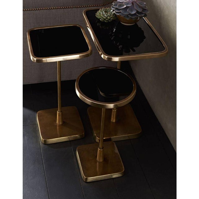 Abstract Arteriors Home Kaela Square Accent Table For Sale - Image 3 of 4