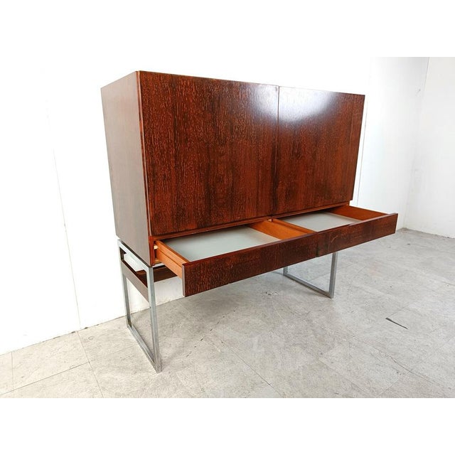 Mid-Century Wood Highboard, 1960s For Sale - Image 4 of 13