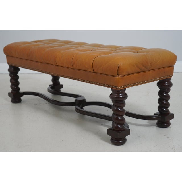 Age: Approx: 25 Years Old Details: Quality Construction Mahogany Finish Spiral Twist Stretcher Base Offered @ Fraction...