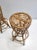 Vintage Round Bamboo Stools from Tito Agnoli, 1960s, Set of 2 For Sale - Image 6 of 14