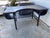 Restoration Hardware French Factory Industrial Metal Desk With Patina For Sale - Image 11 of 12