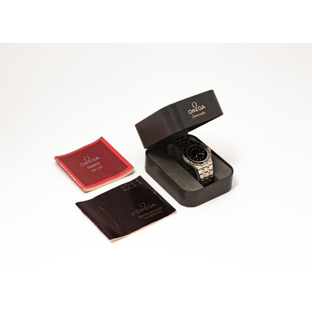 Omega Seamaster Jacques Mayol Plongeur De Luxe 14k Gold & Steel by Omega, 1980s For Sale - Image 12 of 18