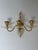 Crystal and Brass Wall Sconce with Glass by Lightolier, 1950s For Sale - Image 14 of 18