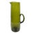 1950s Finland Scandinavian Modern Green Glass Pitcher by Erkki Vesanto Iittala For Sale