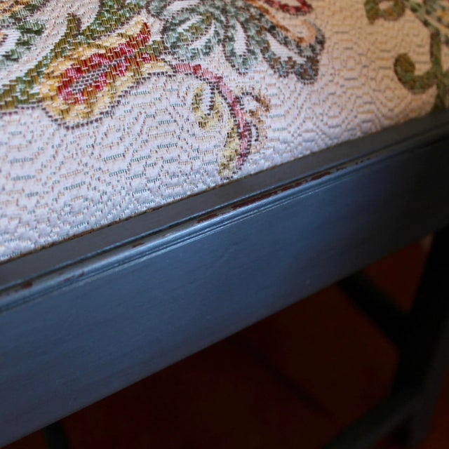 Pair of Blue Painted Georgian Sidechairs, 19th Century For Sale - Image 12 of 14