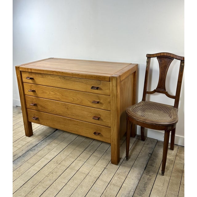 Chest of Drawers in Elm from Maison Regain, 1970s For Sale - Image 9 of 12
