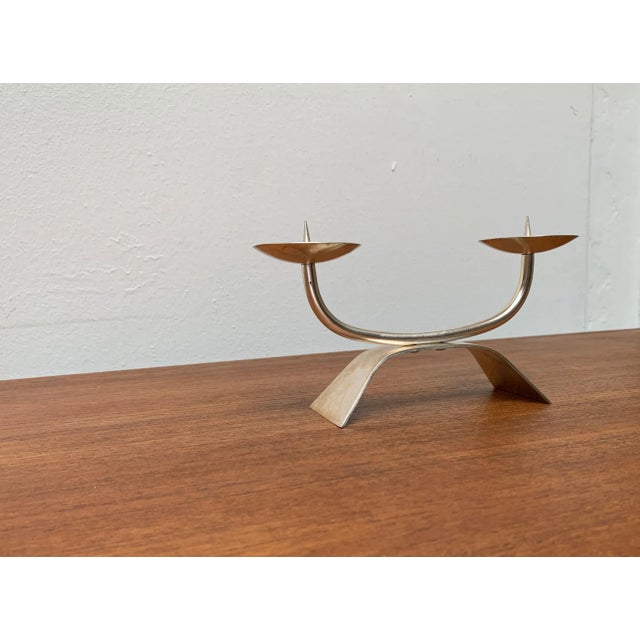 Silver German Candle Holder from WMF, 1970s For Sale - Image 8 of 13