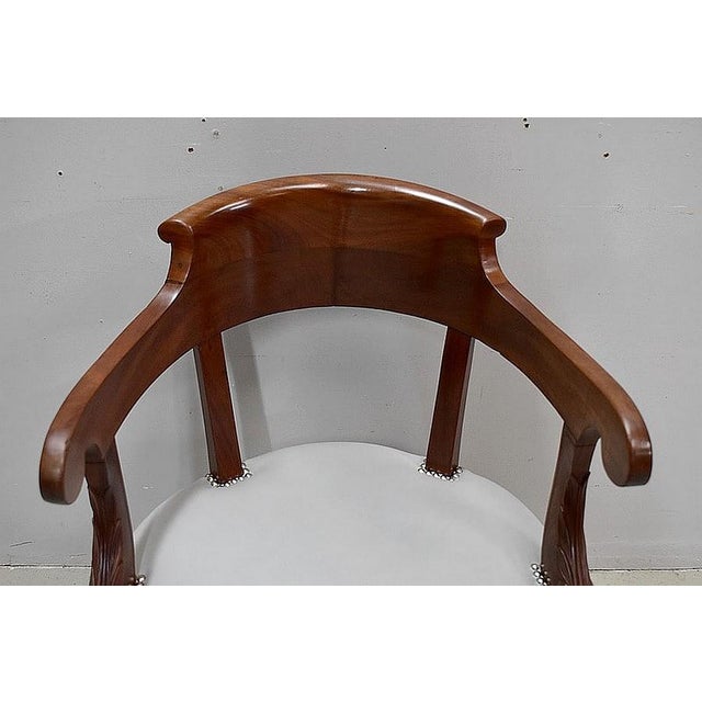 19th Century Napoleon III Office Armchair For Sale - Image 5 of 16