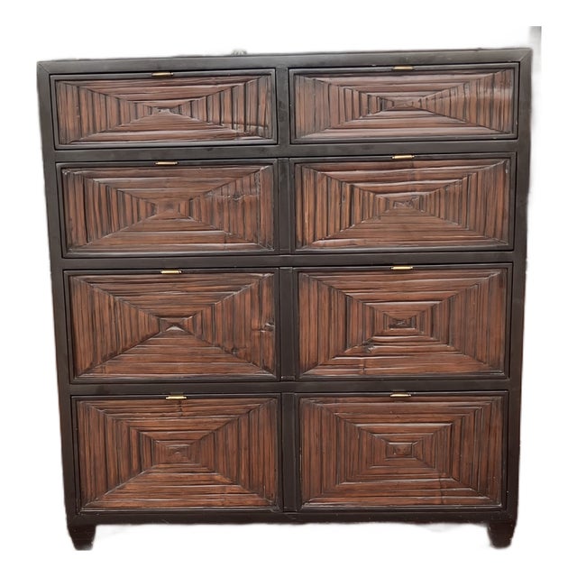 Barbara Barry for McGuire Chest of Drawer For Sale