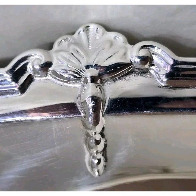 Antique Art Deco Sterling Silver Compotier from Walker & Hall, 1932 For Sale - Image 13 of 16