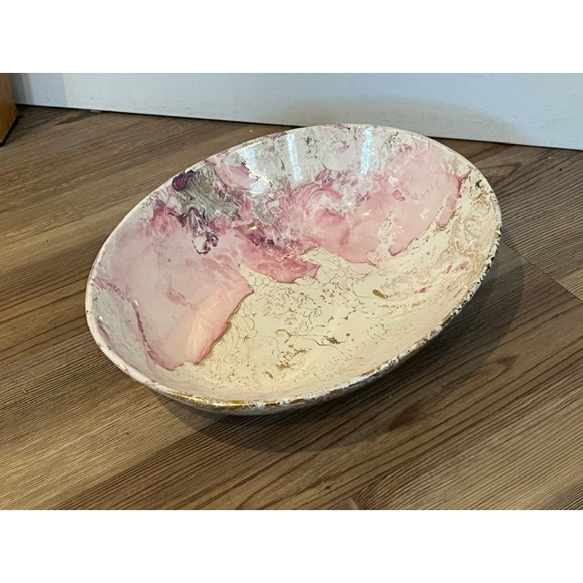Mid 20th Century Sascha Brastoff Surf Ballet Bowl For Sale - Image 5 of 10