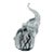 Vintage Italian Murano Sommerso Art Glass Elephant Sculpture For Sale