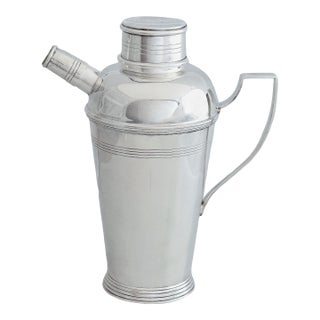 Art Deco Martini or Cocktail Shaker From England by j.b. Chatterley & Sons, LTD For Sale