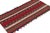 Rug & Kilim 1950s Vintage Persian Kilim in Red With Plaid Multicolor Stripes by Rug & Kilim For Sale - Image 4 of 7