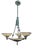 Art Deco Brass Chandelier, 1920s For Sale