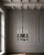 A monumental scandinavian modern suspended four-light candelabrum, attributed to gunnar ander for ystad metall, sweden,...