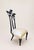 Art Nouveau Set of Six Christopher Guy “Le Jardin” Dining Chairs in Black Matte Lacquered Mahogany For Sale - Image 3 of 9