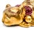 Gold Vintage Gold Porcelain Sleeping Cat Figurine | Mid-Century Decorative Ceramic For Sale - Image 8 of 13