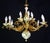 Manila, Large Size 12 Light Italian Vintage Ceramic Chandelier, 1960 For Sale - Image 16 of 18