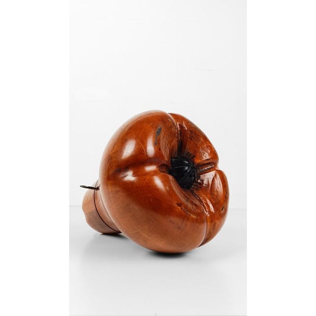 Mid-Century Fruitwood Pear Tea Caddy, 1930s For Sale - Image 17 of 18