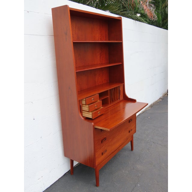 Johannes Sorth for Bornholms Møbelfabrik Bookcase With Secretary Desk 6905 For Sale - Image 16 of 18
